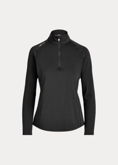 Chaquetas Ralph Lauren Mujer Negros - Performance Golf Quarter-Zip - RQPBI6541